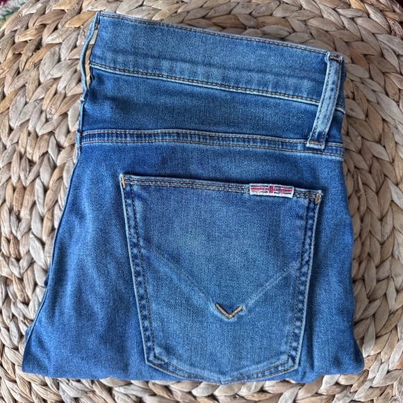 HUDSON BLAKE SLIM STRAIGHT BLUE JEANS - 32 - Picture 3 of 12